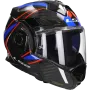 Überklapphelm LS2 Advant X Carbon Future II FF901 blau / rot