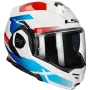 Überklapphelm LS2 Advant X Nova FF901 weiß / blau / rot