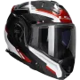 Überklapphelm LS2 Advant X Spectrum FF901 schwarz / weiß / rot