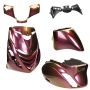 Verkleidungssatz SP Look Piaggio Zip 2000 cameleon xtreme red pink bronze gold 5-teilig